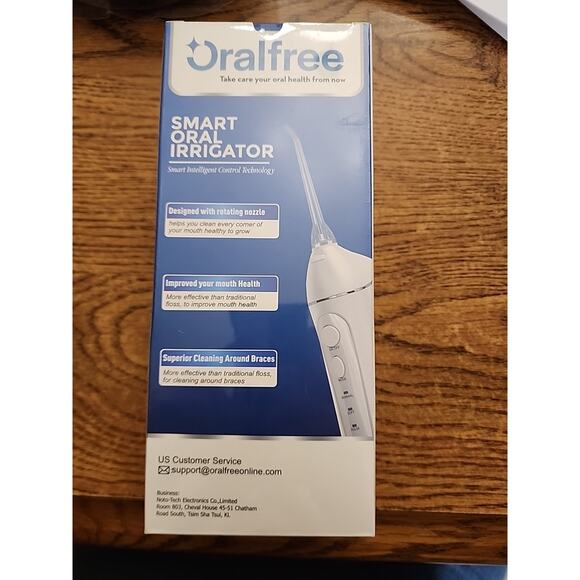 Oralfree Water Flosser Smart Oral Irrigator 4 Mode Cordless 5 Nozzles NIB SEALED - Picture 3 of 4